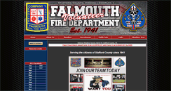 Desktop Screenshot of falmouthfire.com